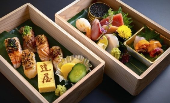 Assorted Sashimi _ Torched Sushi _Free Savory Caviar_-700x700